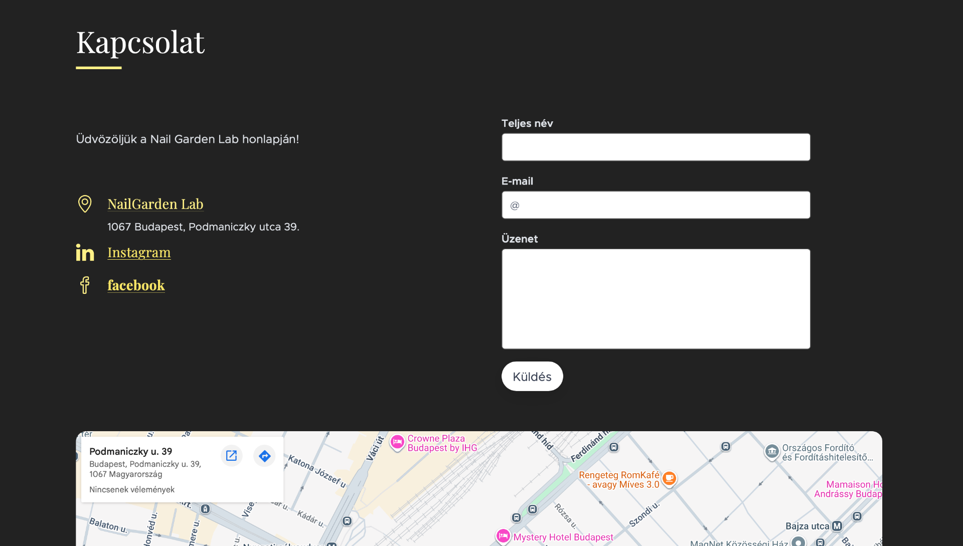 Egyszerű kapcsolatfelvétel → több érdeklődő